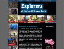 Tablet Screenshot of luciddreamexplorers.com
